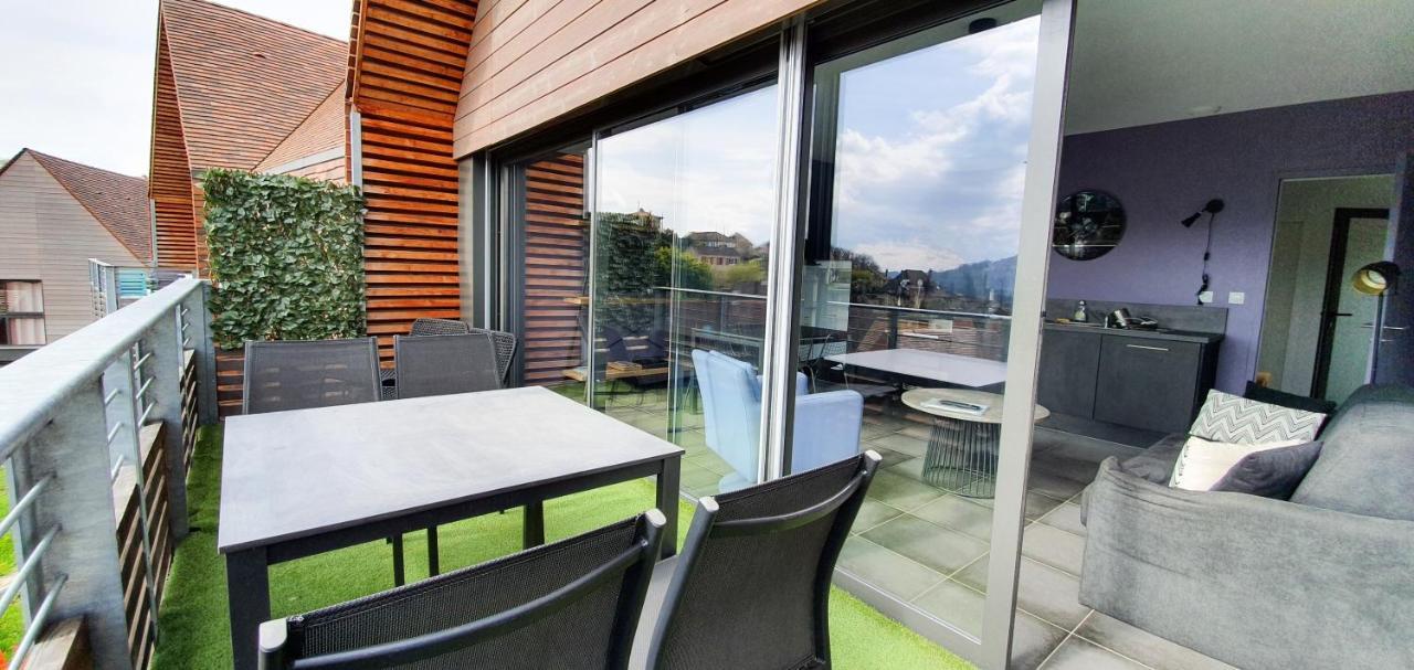 Appartement Le Coin Cosy avec Balcon Terrasse et parking privé à Sarlat Extérieur photo