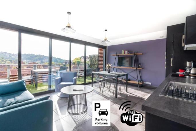 Appartement Le Coin Cosy avec Balcon Terrasse et parking privé à Sarlat Extérieur photo